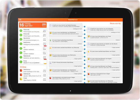 Smartschool App Tablet