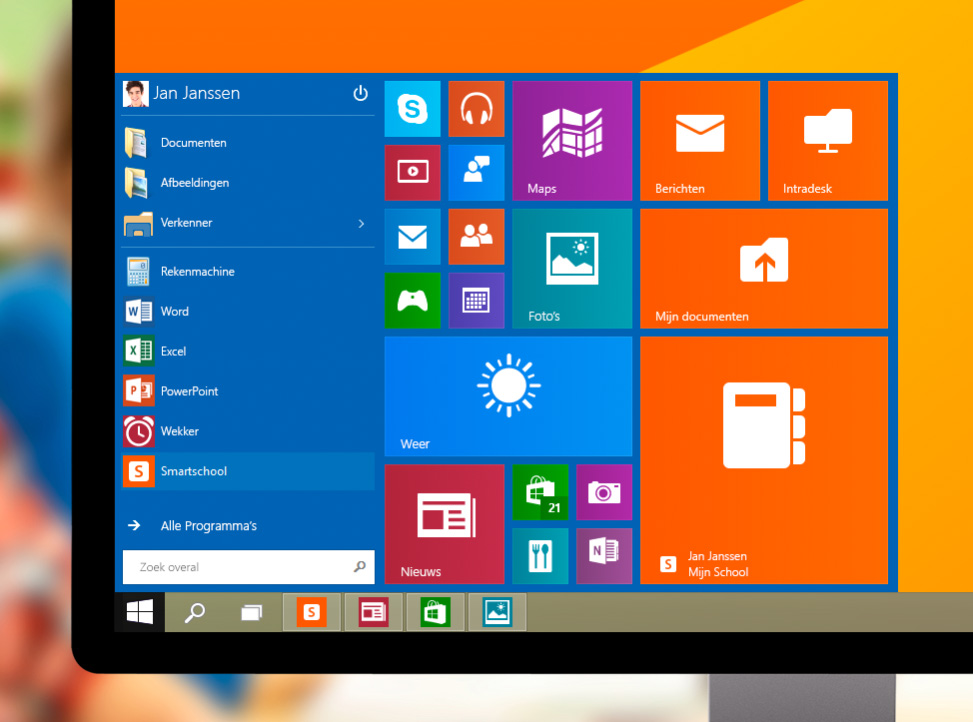Startmenu Windows 10