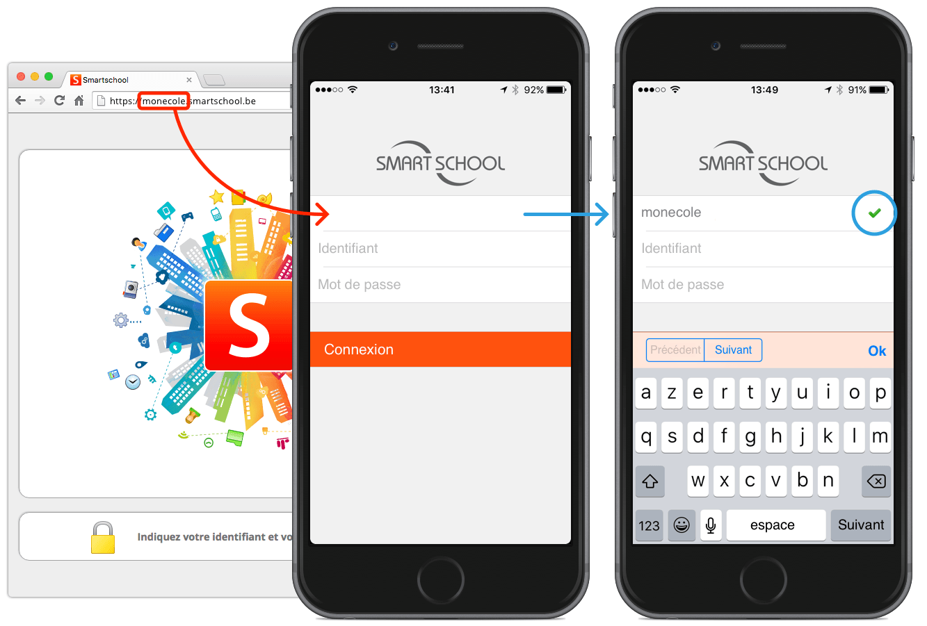 Se connecter smartschool