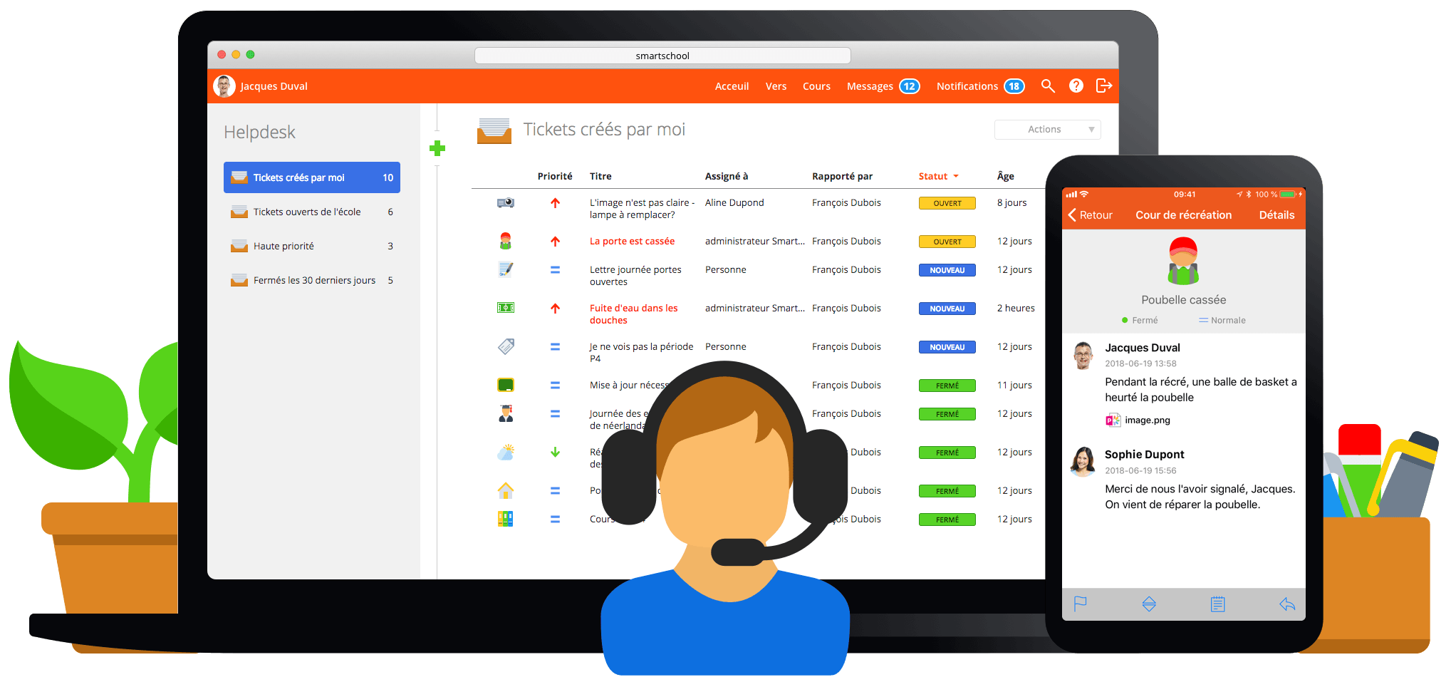 Helpdesk Smartschool