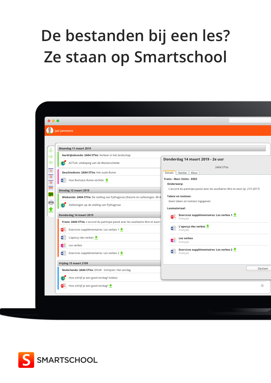 Poster 04 Schoolagenda lesmateriaal