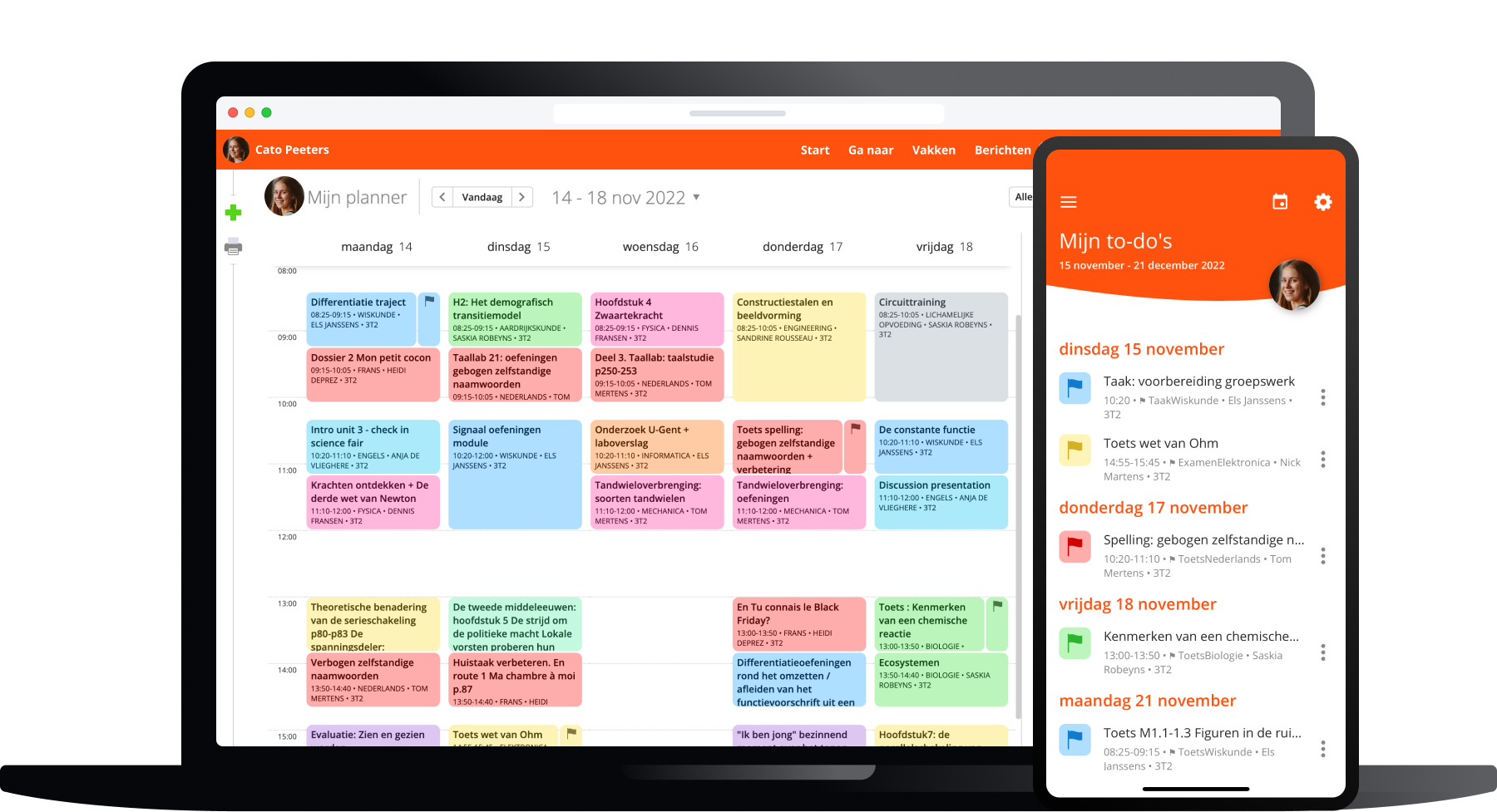 Planner voor leerlingen