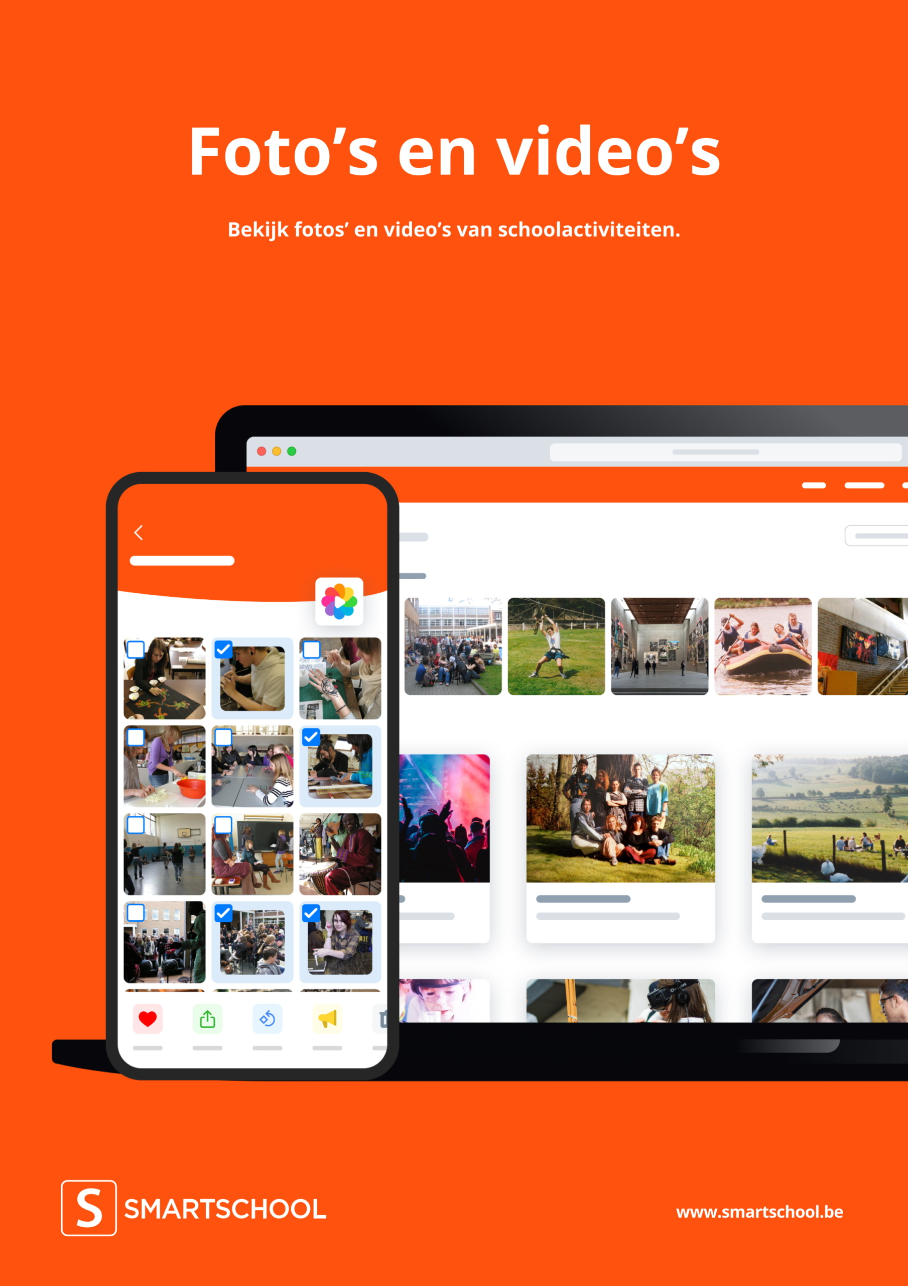 Poster foto's en video's