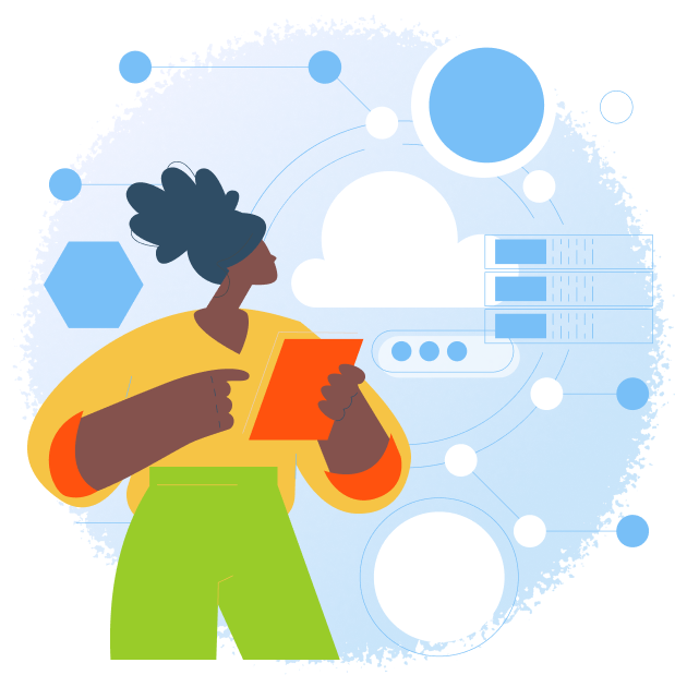 Data engineer illustratie